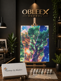 Cosmic Canopy - Professional Paint by Numbers Kit by OBLEEX