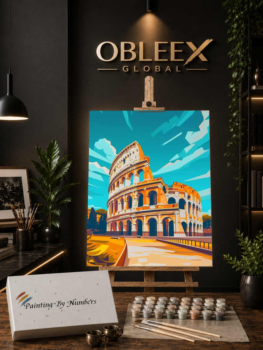 Eternal Rome - Professional Paint by Numbers Kit by OBLEEX