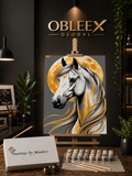 Majestic Crest - Professional Paint by Numbers Kit by OBLEEX