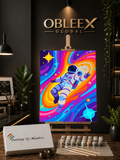 Techno Astronaut - Professional Paint by Numbers Kit by OBLEEX