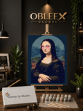 Modern Lisa - Professional Paint by Numbers Kit by OBLEEX