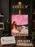Swan Harmony - Professional Paint by Numbers Kit by OBLEEX