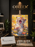 Tiger Blossom - Professional Paint by Numbers Kit by OBLEEX